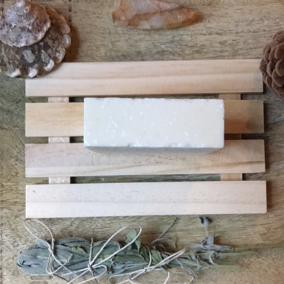 4.oz Organic OATMEAL UNSCENTED soap / Mountain Mom Soap Co - Picture 5 of 9